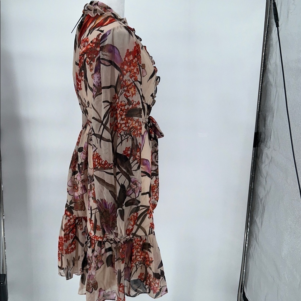 KOBI HALPERIN SAMARA BELTED SHIRT DRESS COLOR CANVAS MULTI BRAND NEW SIZE L - Picture 6 of 14